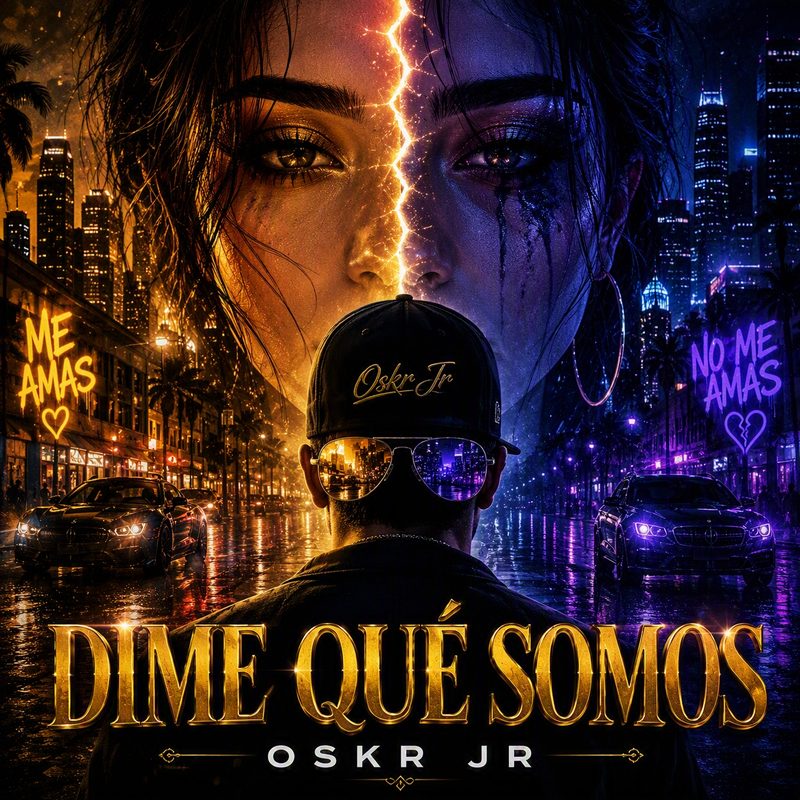 Portada de «Dime Qué Somos» de Oskr Jr